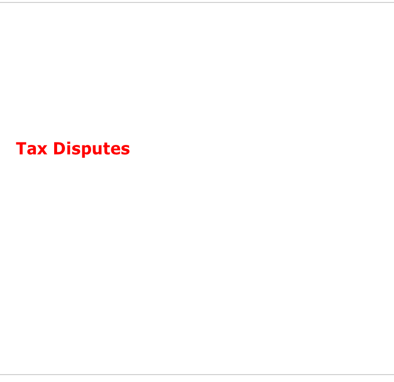 Tax Disputes