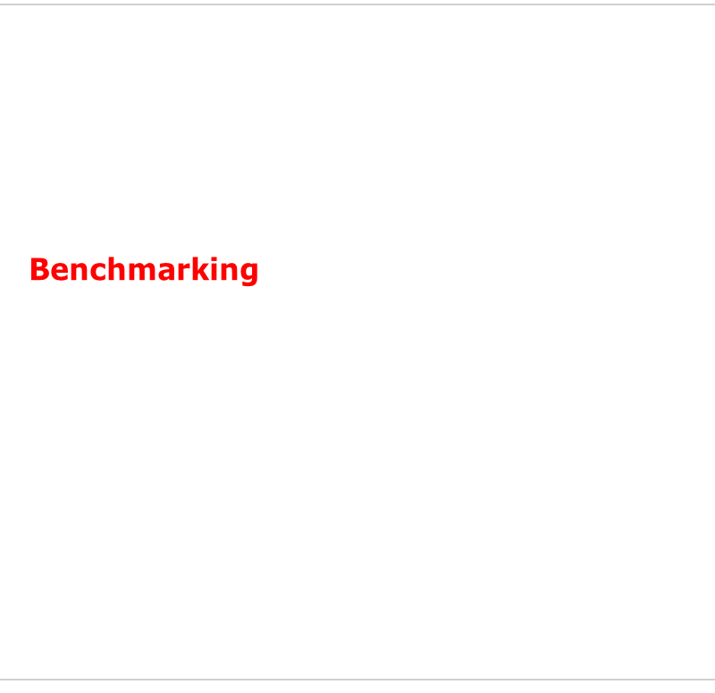 Benchmarking
